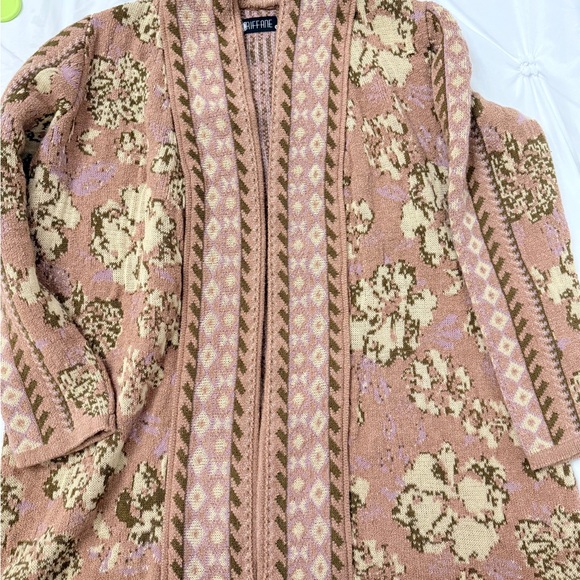 Floral Knit Cardigan - Picture 1 of 3